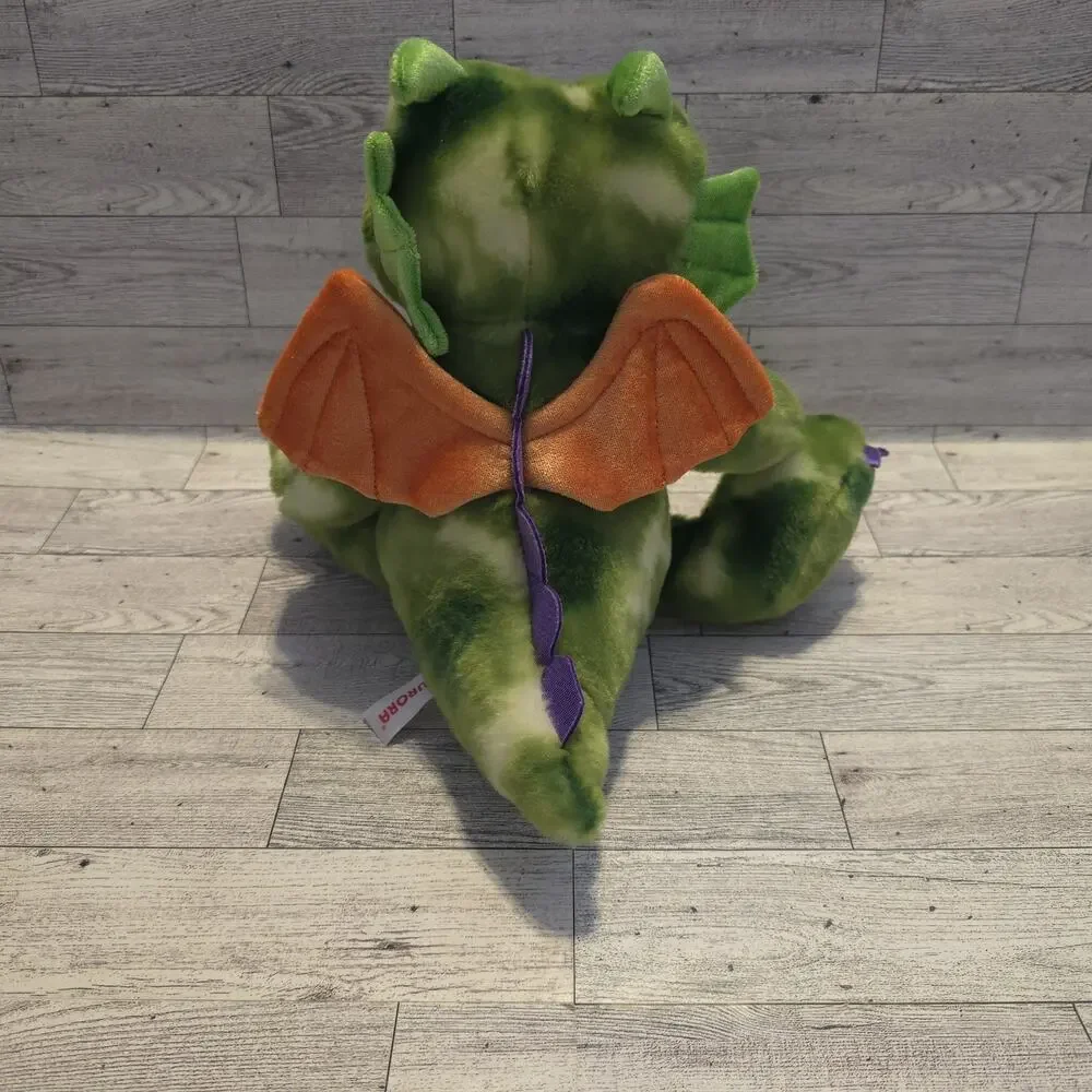 Aurora Plush Legendary Friends Green Dragon Plush Ohen Braveheart Stuffed Toy 9" - Picture 3 of 11
